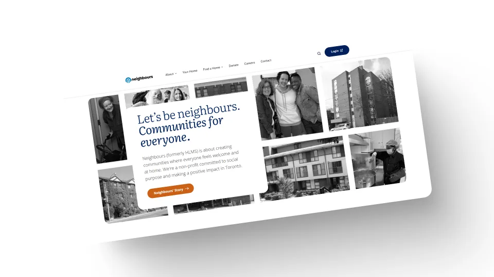 Neighbours Community Homes — mockup 2