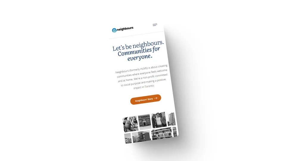 Neighbours Community Homes — mockup 9