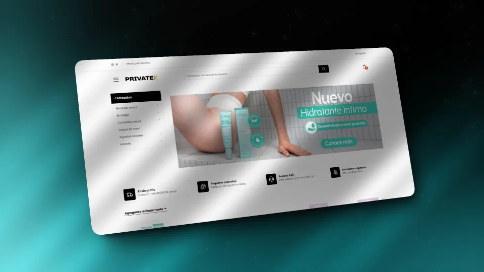 Privatex Shop — mockup 4