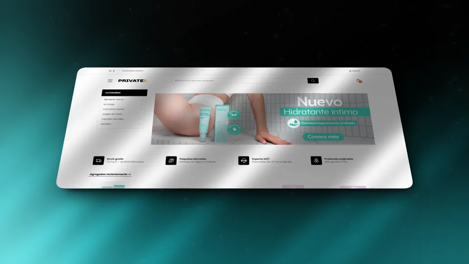 Privatex Shop — mockup 5